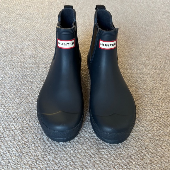 Hunter Original Chelsea Boots Navy - Picture 2 of 10